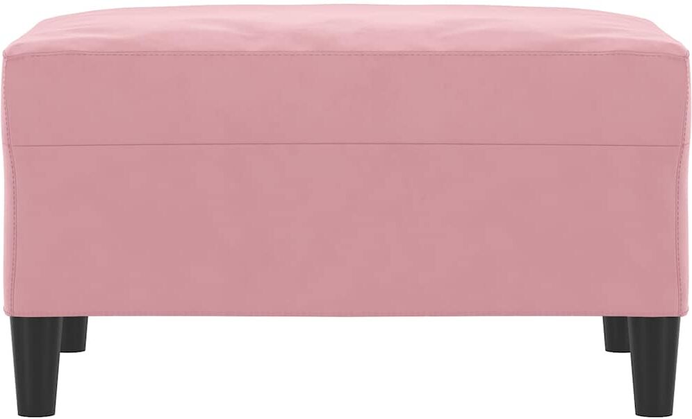 vidaXL Repose-pied Rose 70x55x41 cm Velours