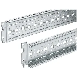 Rittal TS Rack-Schiene mit Flansch (Packung mit 4), Serverschrank Zubehör, Silber