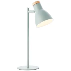 BRILLIANT Venea Tischleuchte grün matt Innenleuchten,Tischleuchten,-funktional   1x D45, E14, 25W, geeignet für Tropfenlampen (nicht enthalten)   Mit Schnurzwischenschalter