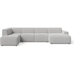 ECKSOFA U Belluno Grau Links
