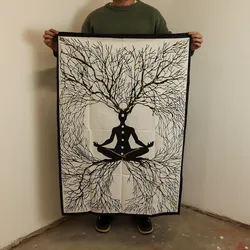 Cotton Wall Art (70x110cm) - Chakra Earth Connection