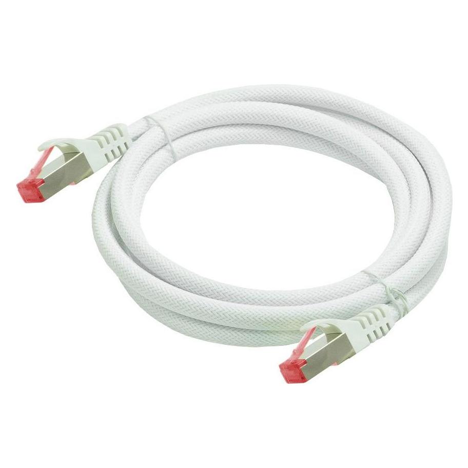 Python Series Patchkabel mit Rastnasenschutz (RNS) und Nylongeflecht (CAT6, 10 m) (8063PY-100W)