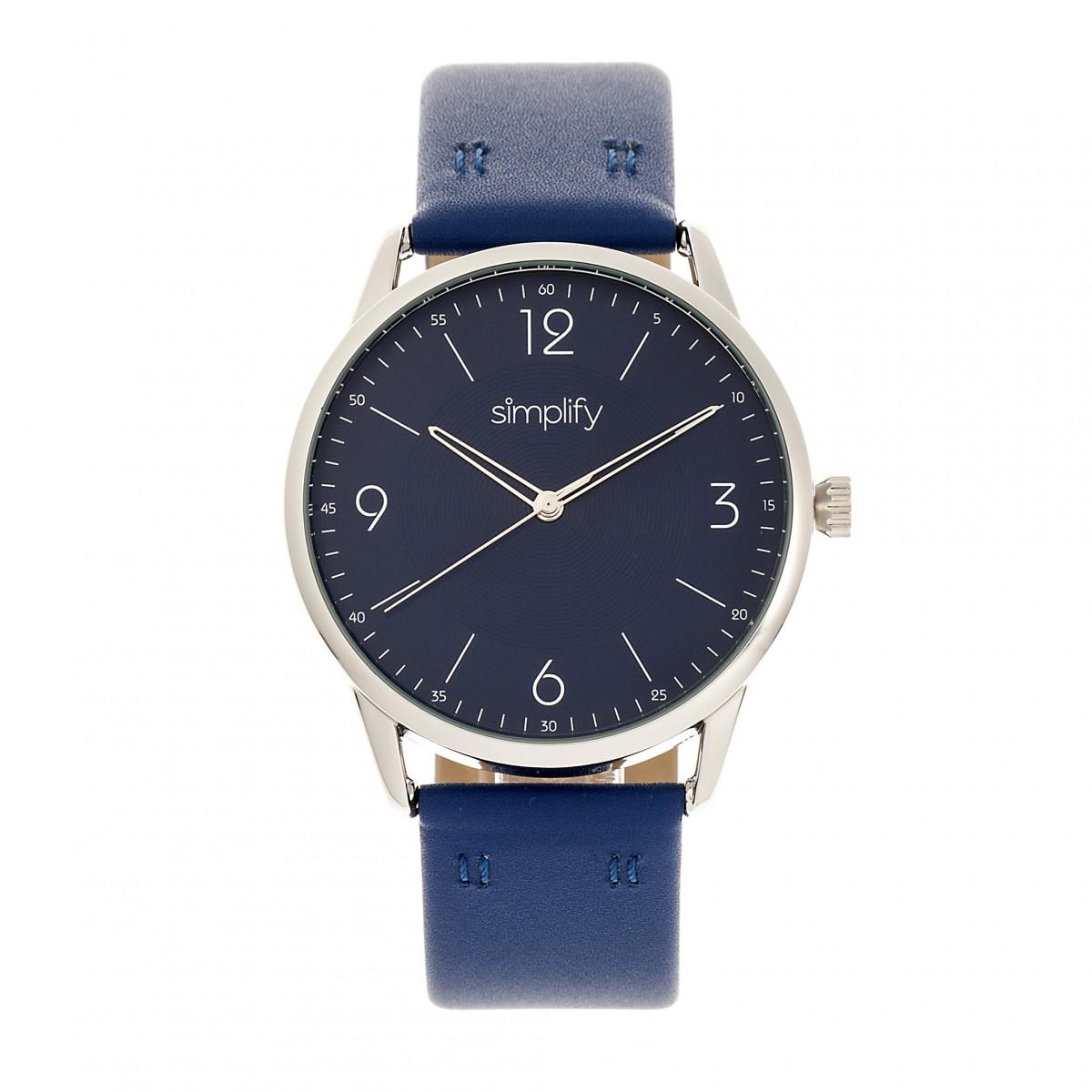 Vereinfachen Sie die 6300 Lederarmbanduhr