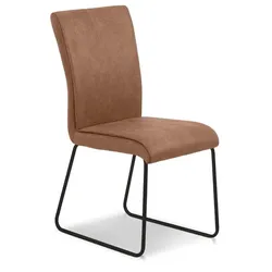 2er-Set Stuhl Milano Mikrofaser Orange Bernstein