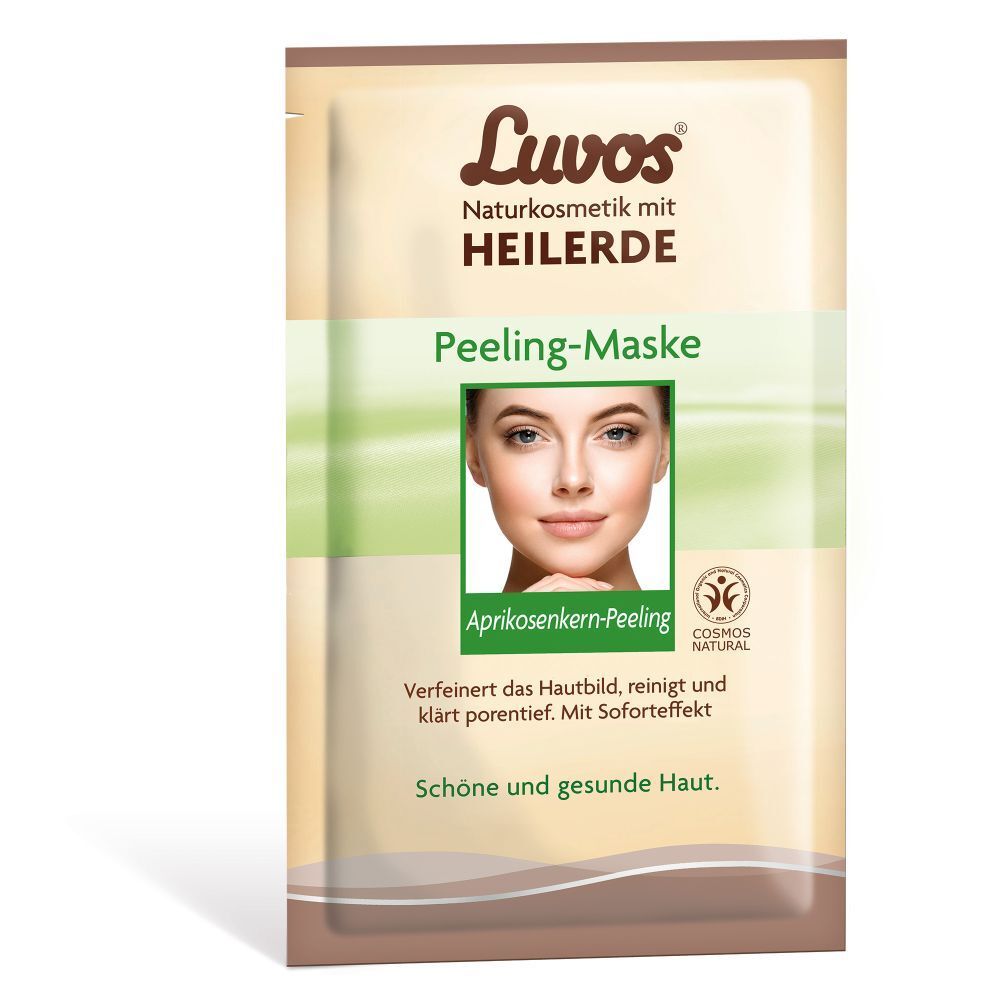 Luvos Heilerde Creme-Maske Peeling 2x7,5 ml Gesichtsmaske