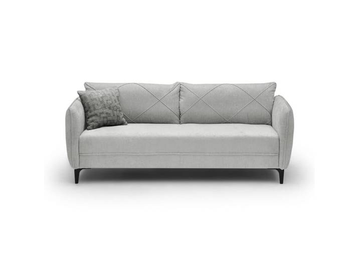 Trendstore Jerina 3-Sitzer Sofa in Chenillebezug - Chenille hell