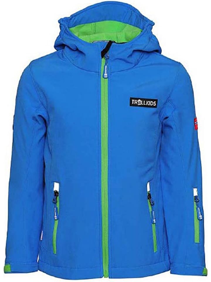 Trollkids Softshelljacke "Oslofjord" in Blau - 92
