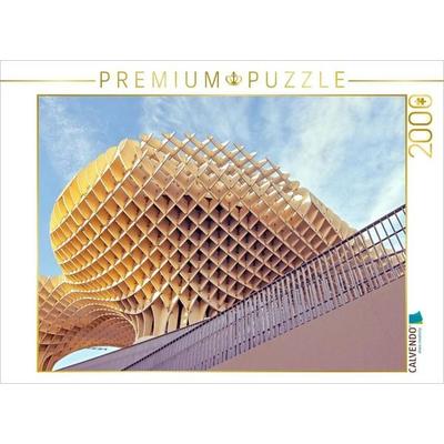 CALVENDO Puzzle Metropol Parasol - moderne Architektur | 2000 Teile Lege-Größe 90 × 67 cm Foto-Puzzle für glückliche Stunden