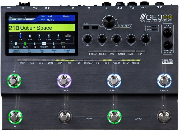 Mooer GE300 Lite Pedaleira Multi-FX Guitarra Elétrica