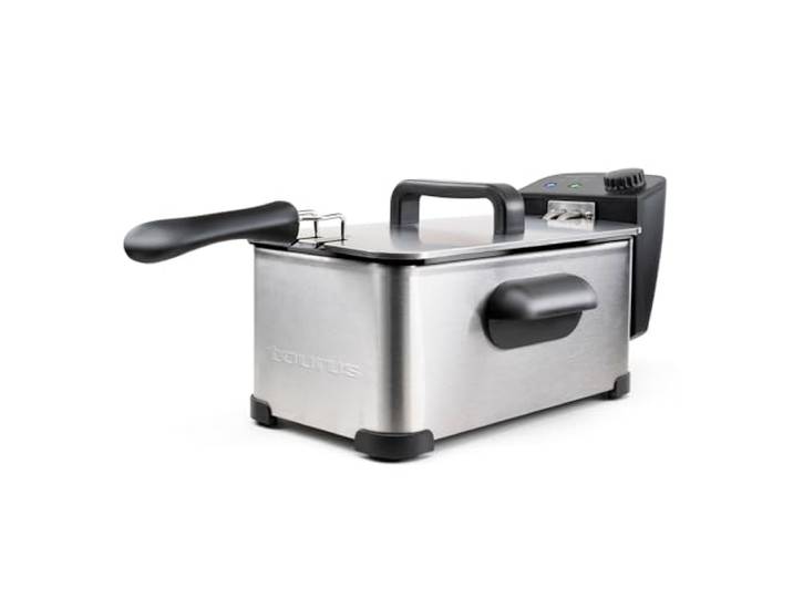 Taurus 973967000 Fry3 Oliefriteuse, 2000 W, temperatuur van 150 tot 190 graden Celsius, schone olie, langere tijd, demonteerbaar, vaatwasmachinebestendig, 3 l