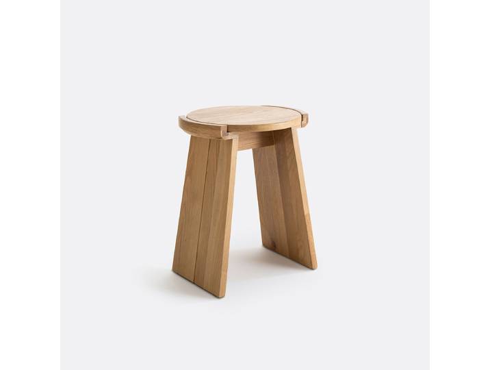 LA REDOUTE Bout de canapé chêne massif, Tibet Beige Chêne