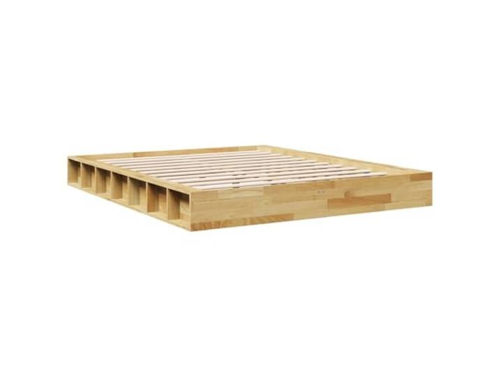 vidaXL Cadre de lit sans Matelas 140x190 cm Bois Massif de chêne