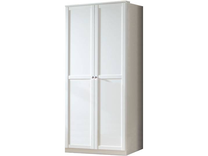 Kinderkleiderschrank Birgit Dekor weiss Holzwerkstoff B 90 cm