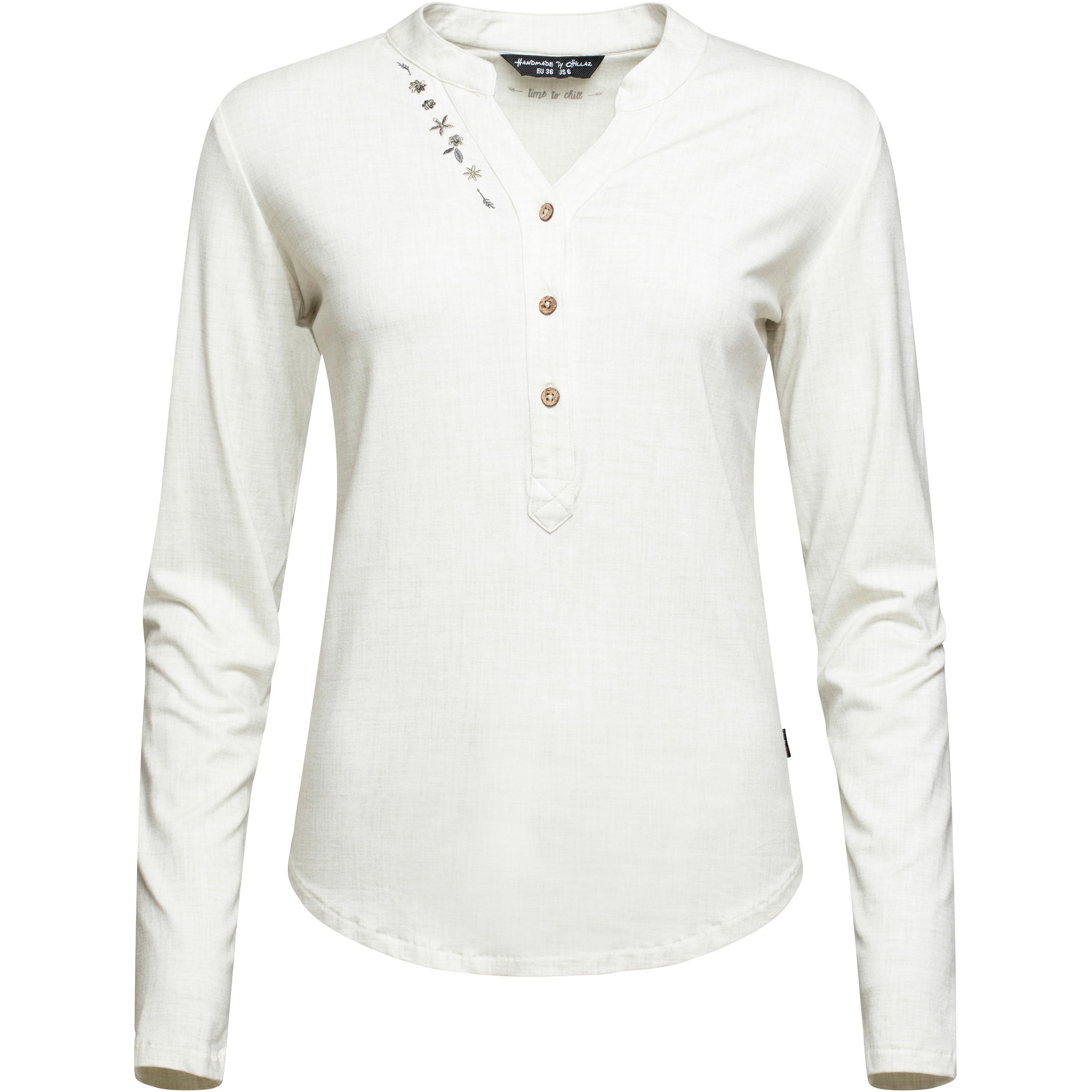 Chillaz Sonnblick Damen Longsleeves weiss Größe XXL Lifestyle Hautfreundlich