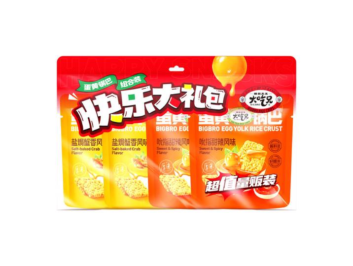Dachixiong Crackers de riz 42 g - Pack économique 168 g