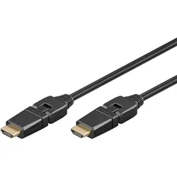 Goobay 61286 HDMI-Kabel 2 m HDMI Typ A (Standard) Schwarz