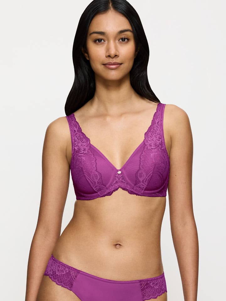 Triumph Bügel-BH "Wild Peony" in Lila - 85C