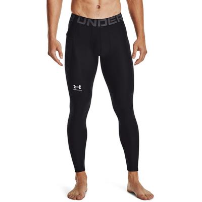 Lauftights UNDER ARMOUR "UNDER ARMOUR LEGGINGS", Herren, Gr. XS, N-Gr, schwarz, Jersey, Obermaterial: 79% Polyester, 21% Elasthan, Hosen, leichtes Material, atmungsaktiv, schnell trocknend