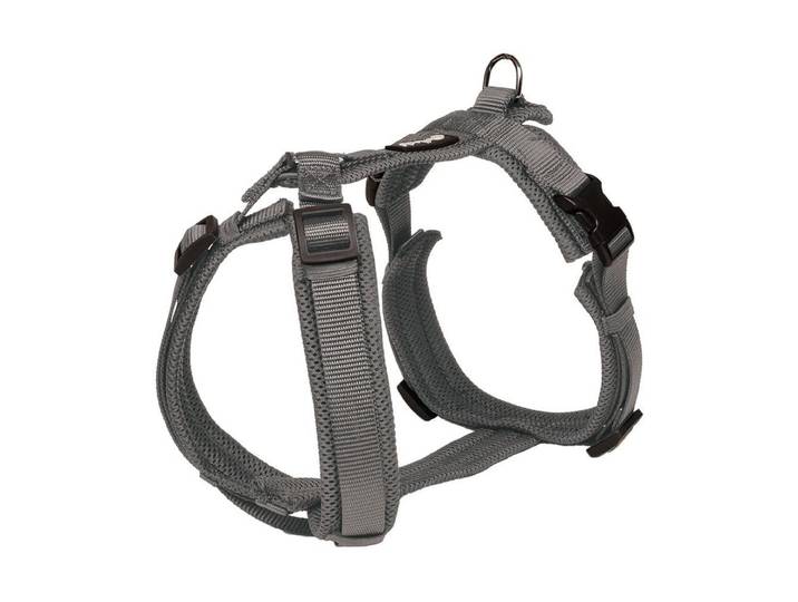 Hunde-Geschirr Mesh Y-Comfort Geschirr anthra.XXL , silber (silberfarben), 2XL, Mesh, Tiergeschirre, Hunde-Geschirr