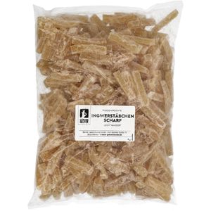 Bremer-Gewürzhandel Trockenfrüchte Ingwerstäbe, ungeschwefelt, kandiert, im Beutel, 1 kg