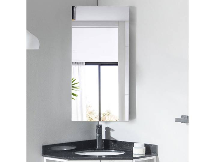 Armoire miroir pour salle de bain, 29,5x23,5x60cm, armoire murale, armoire d'angle