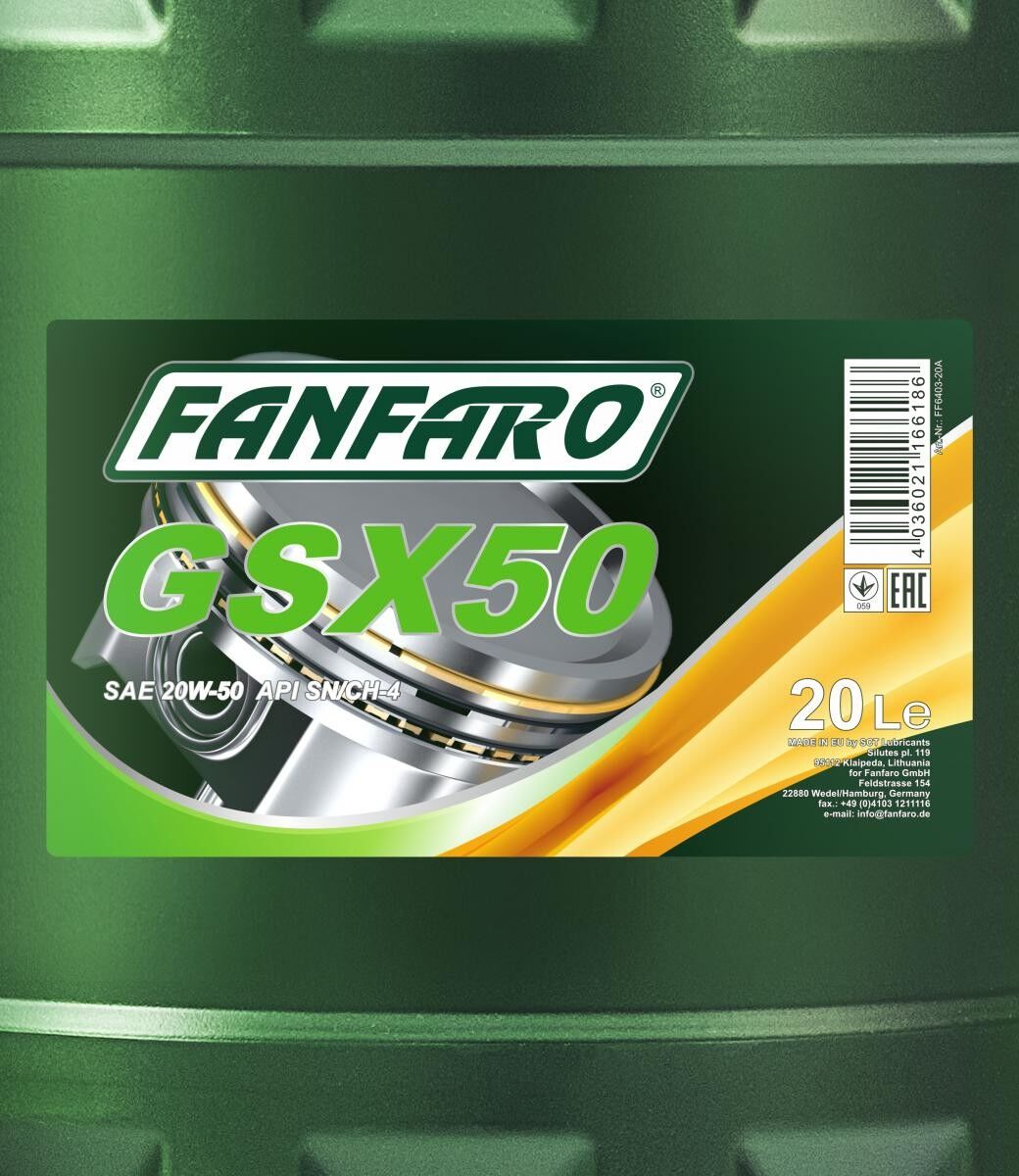 FANFARO FF6403-20 Moottoriöljy