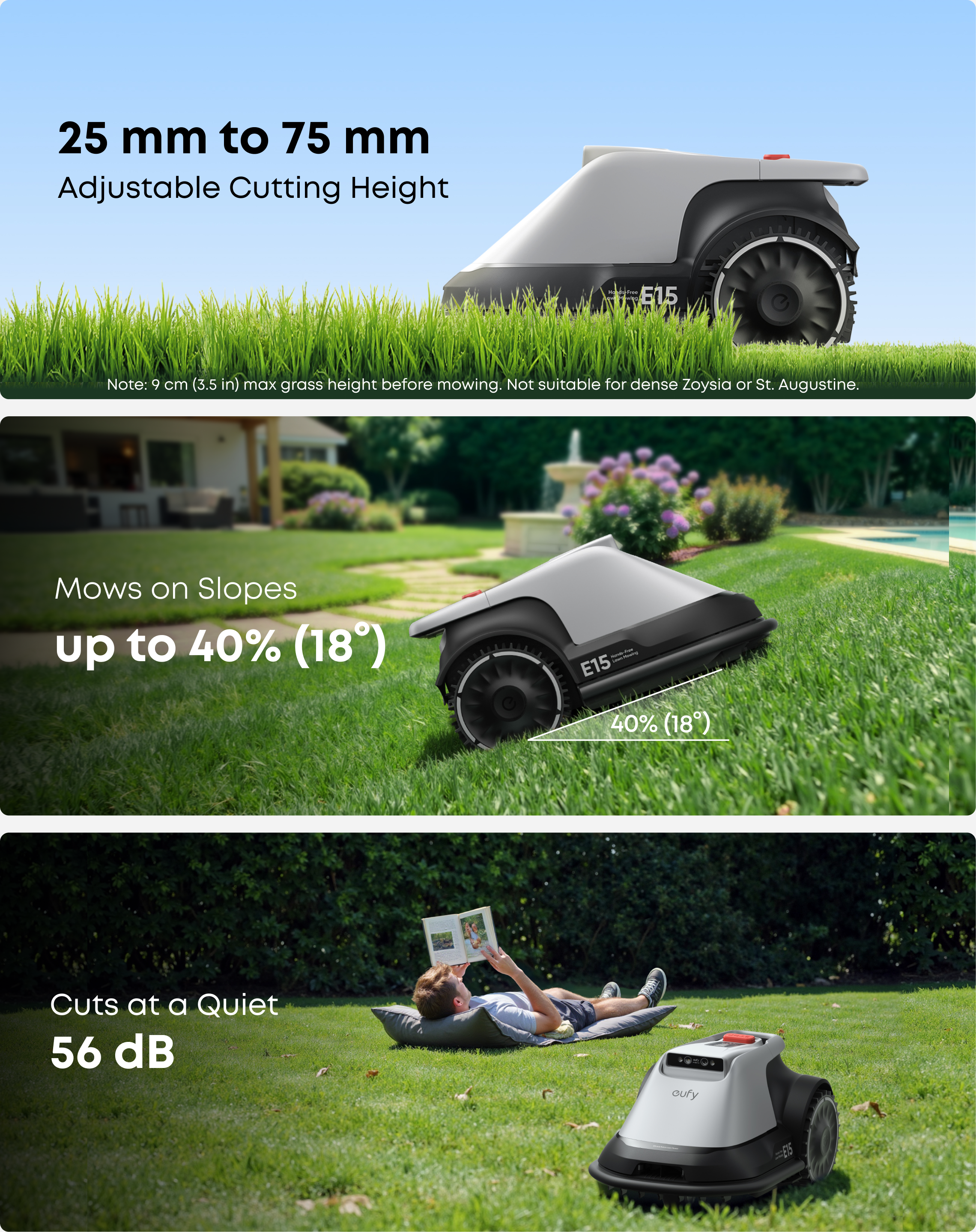 eufy Robot Lawn Mower E15