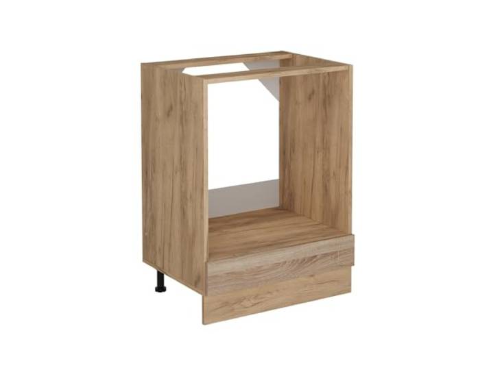 Vicco Herdumbauschrank R-Line, Sonoma, 60 cm Backofennische · Ohne Arbeitsplatte · Höhenverst. Füße · Frei kombinierbar · Einfache Integration