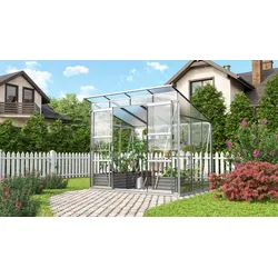 Vitavia Gewächshaus "Freya 5900",aluminium eloxiert,5,9 m2