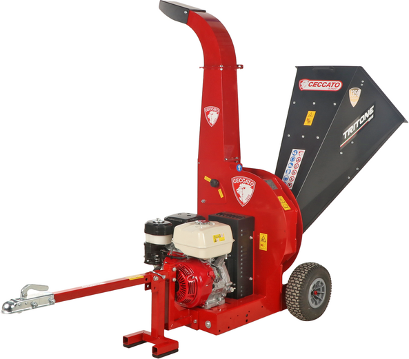 Ceccato Olindo Ceccato Tritone BIG - Biotrituratore a scoppio trainabile - Motore Honda GX390