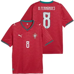 PUMA Portugal Heimtrikot mit Spielerdruck WM 2026 Herren 78 - B. FERNANDES XXL