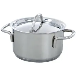 BK Profiline kookpan 14 cm - RVS - inductie, Pfanne + Kochtopf, Silber