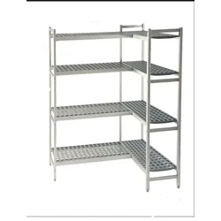 A&S polarny Gastro Aluminium Kühlzellenregal, Regal, Lagerregal 1810x370x1680+1769x370x1680mm 11 Positionen