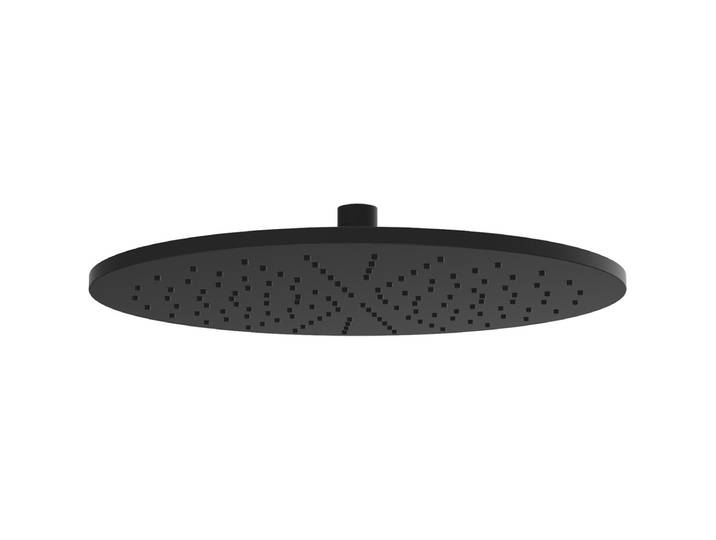 Wiesbaden Caral Mat Zwarte Hoofddouche - 30 cm - Luxe Regendouche