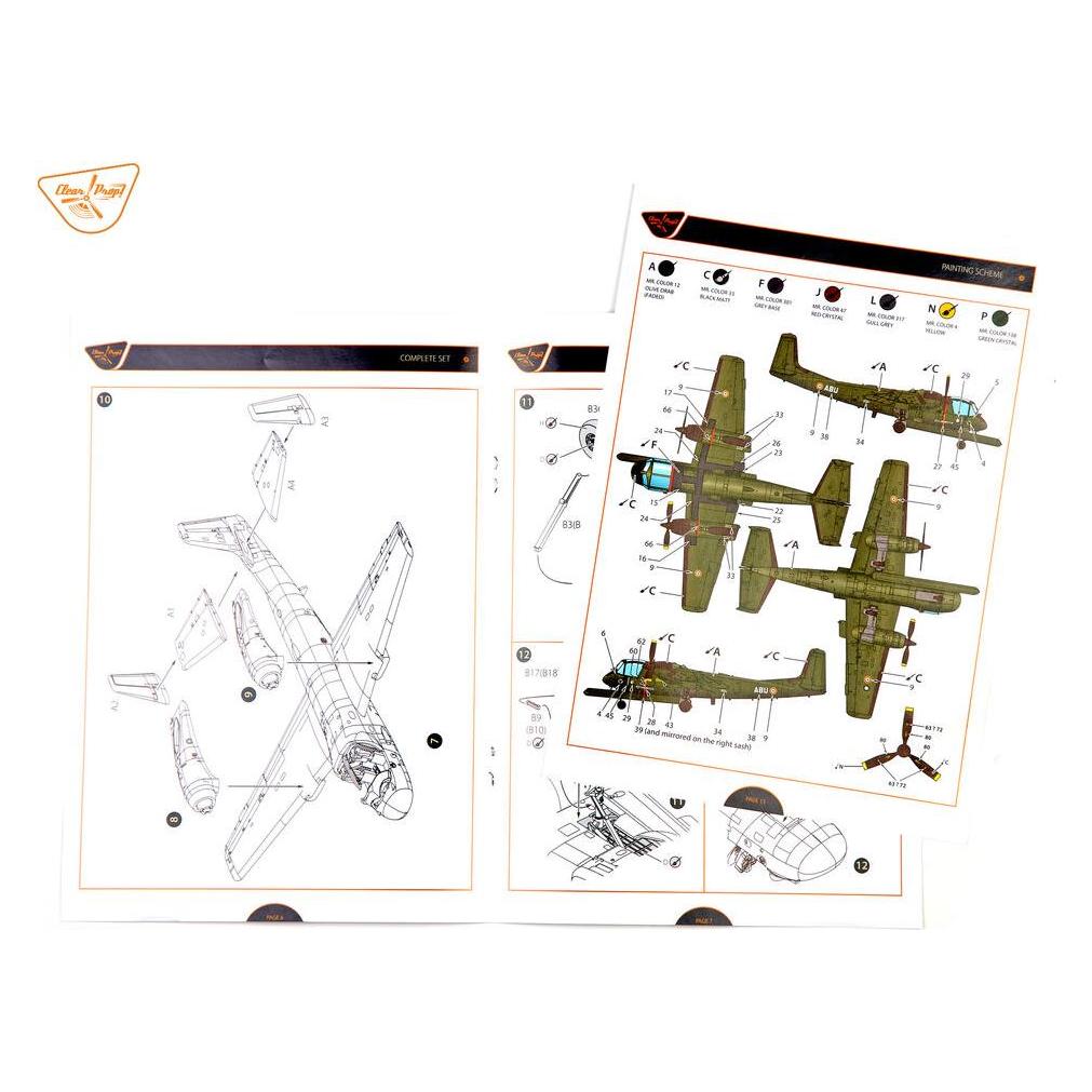 Clear Prop Models OV-1B Mohawk With SLAR unit (CP144009)