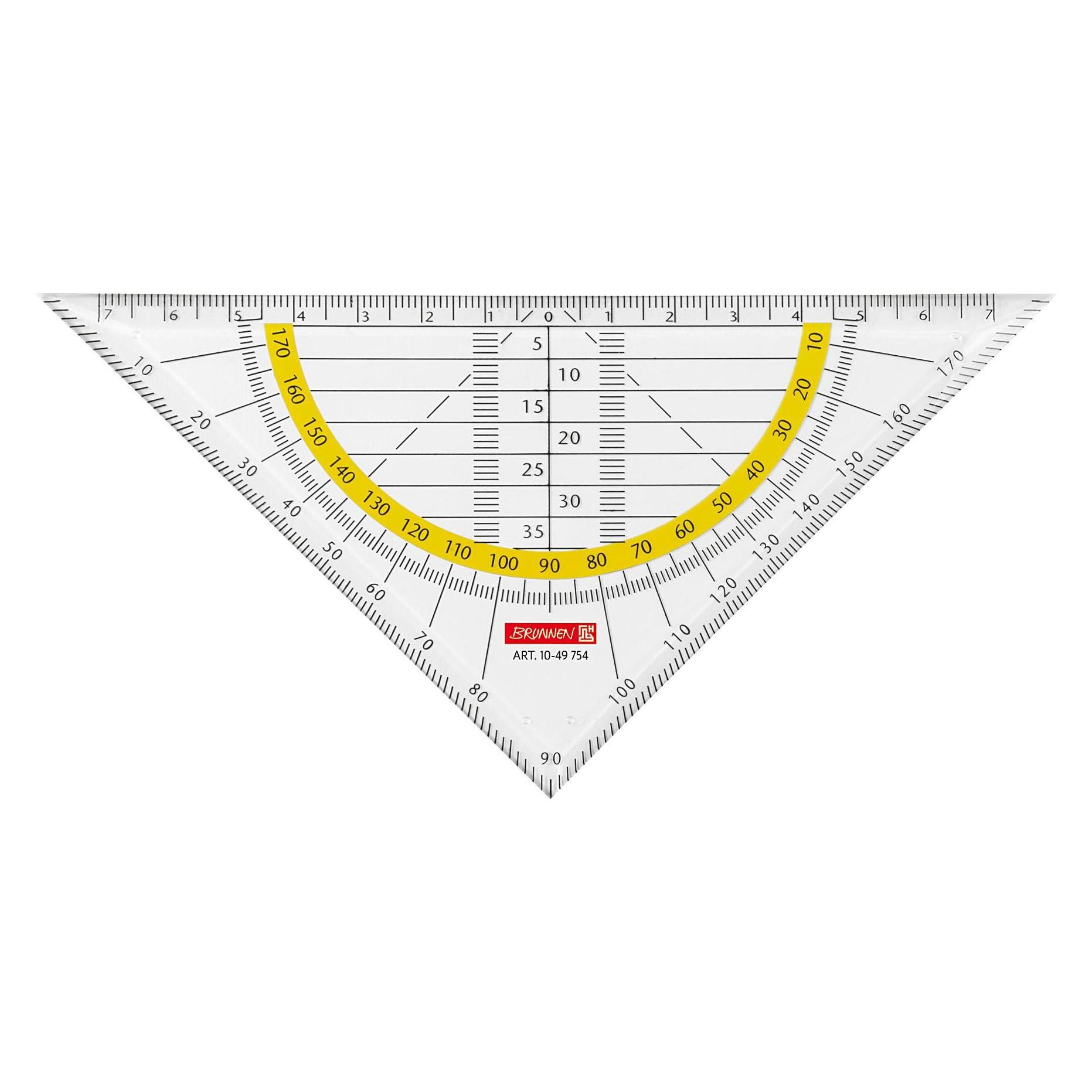 Brunnen Geodreieck (16 cm, Kunststoff) (1049754)