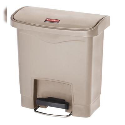 Rubbermaid Tretabfalleimer Slim Jim 1883455 Kunststoff 15l beige