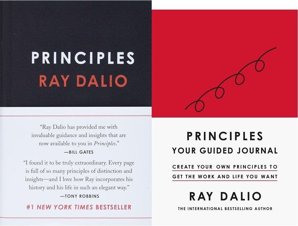 Simon & Schuster Principles Life and Work, Principles Your Guided Journal 2 Books Collection Set
