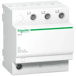 Schneider Electric A9L15582 Überspannungsableiter iPF K 40, Typ 2, 3P, Imax 40kA, In 15kA, TN-C