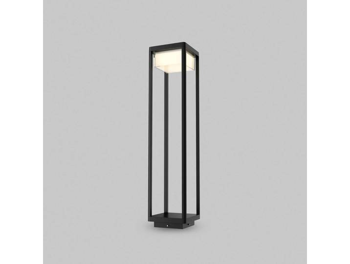 Lampadaire LED\, lampe d'extérieur\, alu\, noir\, H 80 cm