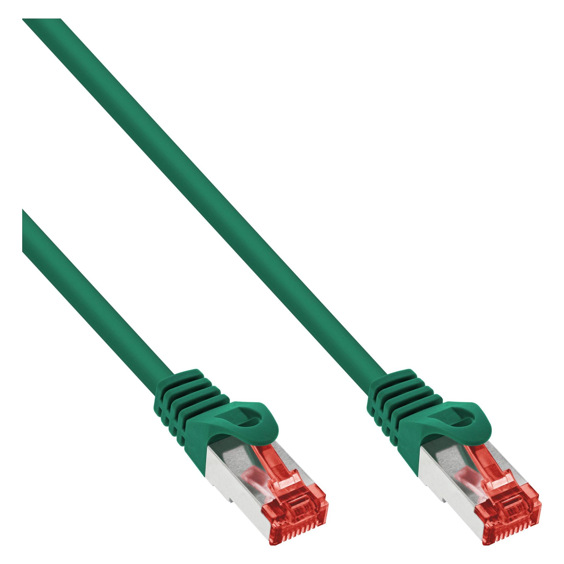 InLine RJ-45/RJ-45 S/FTP Kat.6 Grün 5m (76905G) (S/FTP, CAT6, 5 m) (76905G)
