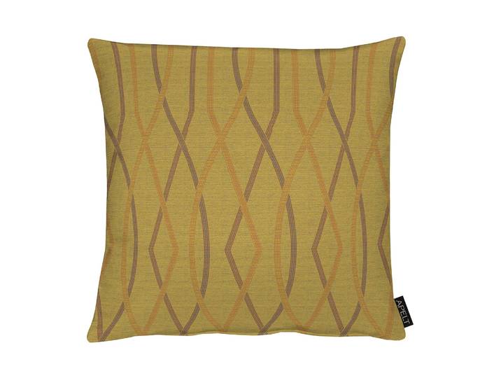 Coussin Villa Jaune/Jaune olive 45 x 45 x 10cm Tissu