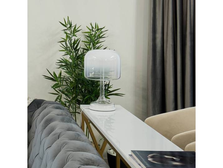 Maytoni LED Tischlampe Spirito, weiß / opal, für Wohn- / Esszimmer, Glas, LED Tischlampe