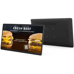 Allnet High Performance Display 35,60cm (14"), Android 12, RK3588, NFC, PoE, HDMI In, Farbe schwarz (14", 128 GB, Schwarz), Tablet, Schwarz