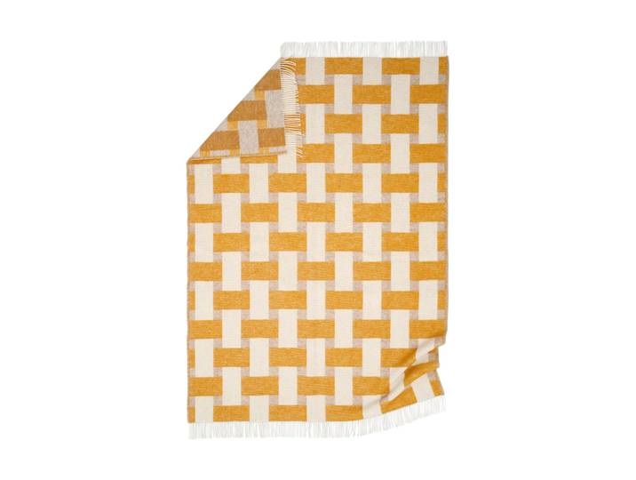 Classic Collection Plaid Weave 130x180 cm Jaune
