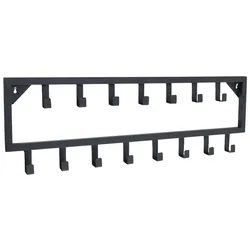 LOFT42 Bono Wandgarderobe 15 Haken - Metall - Schwarz