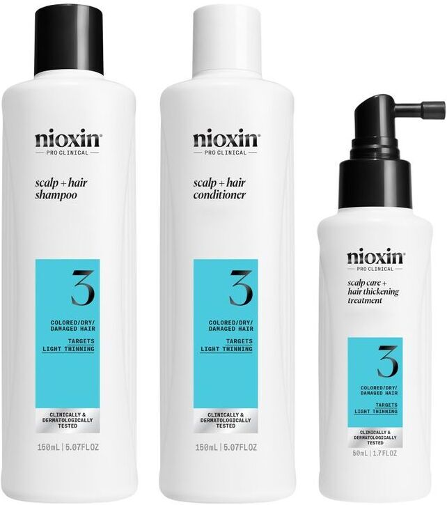 Nioxin System Kit 3 Treatment for Dyed Hair Mild Weakening 3 Pieces