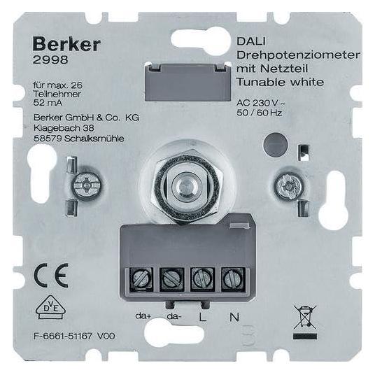 Berker DALI Drehpot.Tunable white m 2998 Netzt. (2998)