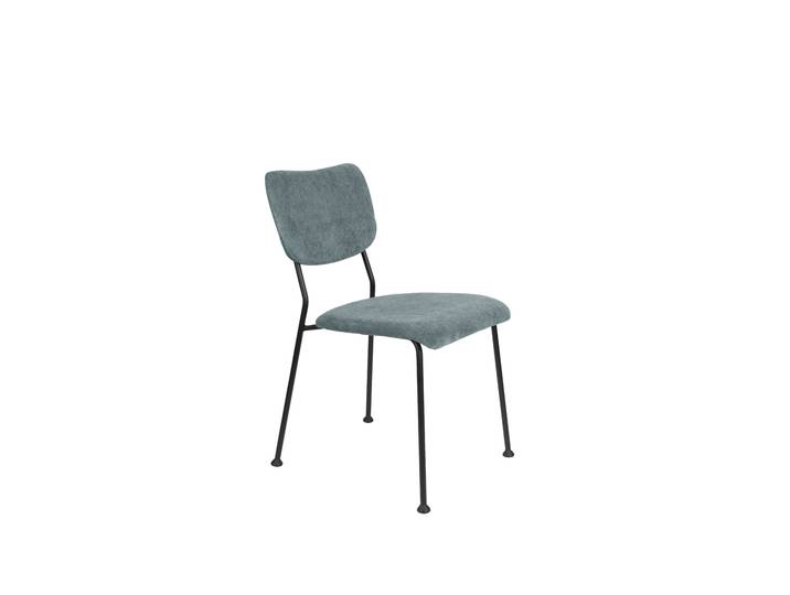 2er Set Zuiver Benson Esszimmerstuhl Stahl/Polyester