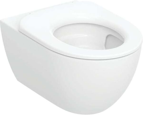 Geberit Acanto Wand-Tiefspül-WC-Set 502996001 36x38,5x53,5cm, 4,5 l, geschlossen, mit Sitzring, weiß